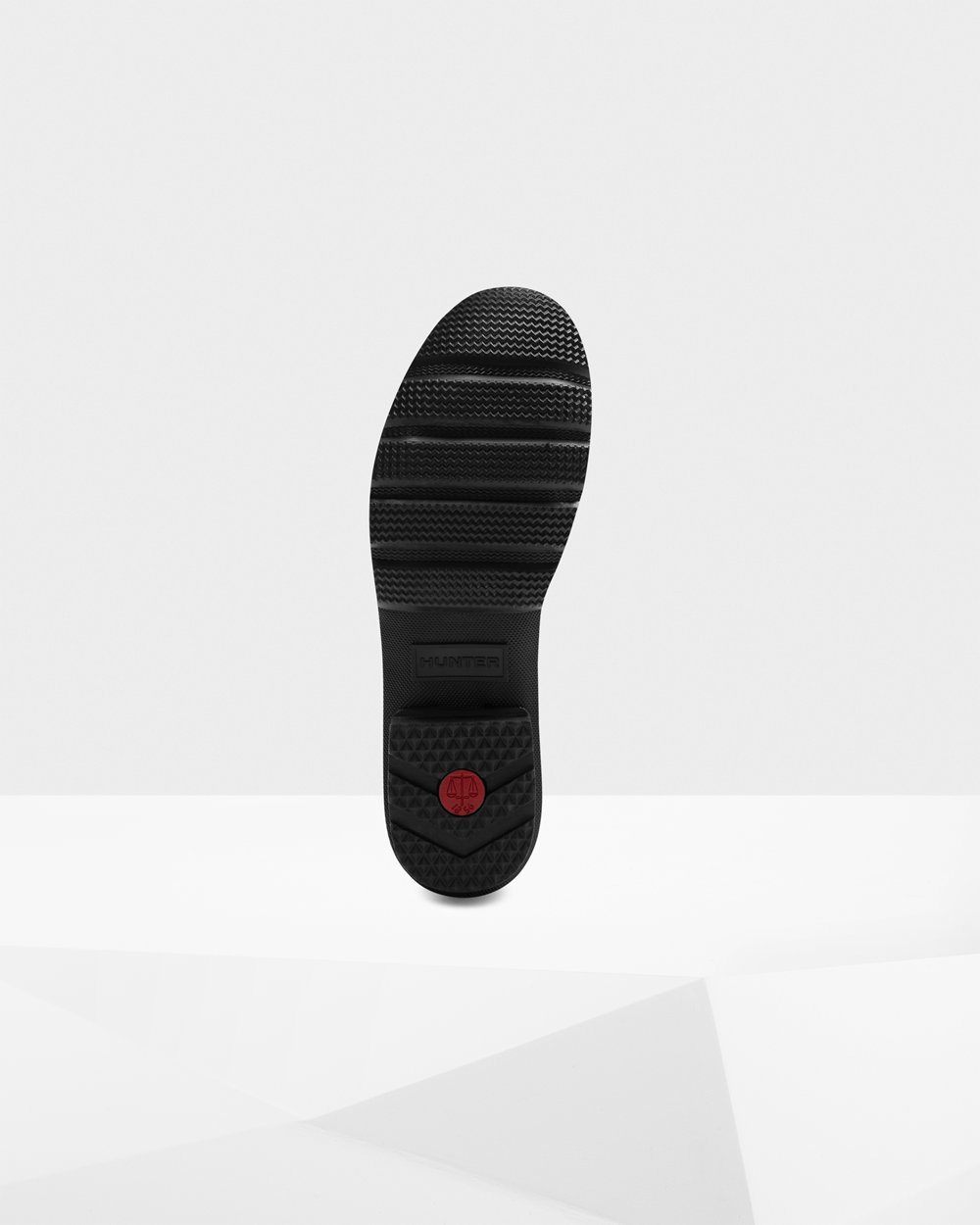 Galochas Curtas Hunter Homem Pretas - Original Exploded Logo Texture - 15AVWRSJC